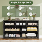 GarveeHome 7 Drawer Dresser for Bedroom, Wide Modern Chest of Drawers, Large Wood Dresser Wooden Storage Organizer for Living Room, Hallway Entryway