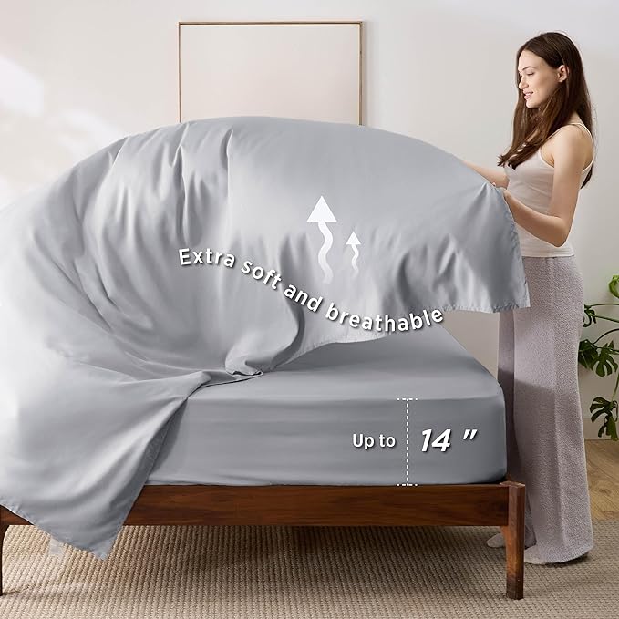 Bedsure King Size Comforter Set - 7 Pieces Reversible Teal Bedding, King Size Bed Set for All Seasons, Bed in a Bag with Down Alternative Comforter, Sheets, Pillowcases & Shams
