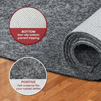 Waterproof Rug Pad, 3x5 ft Area Rug Non-Slip Carpet Pad, Non-Slip Rug Pads for All Floors and Finishes, Felt Pad for Hardwood Floors, Keeps Carpets in Place Soft and Safe