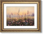 ARPEOTCY Vintage Gold Framed Wall Art Decor, 11x14 Inch Dawn Flower Field Painting Prints, Classical Victorian Wall Art for Living Room Bedroom Office, Antique Framed Bathroom Decor Aesthetic