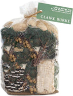Claire Burke Fresh Royal Fir Potpourri Bag and Oil Set, Winter Forest Scent for Home, 64 oz