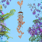 Chicken Wind Chimes for Outside,Metal Windchimes,Chicken Gifts for Women/Men,Wind Chime Garden Decor Outdoor,Memorial/Housewarming/Birthday/Festival Gifts,Front Yard Decor
