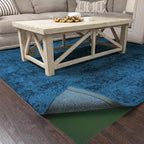 Veken 6x9 Ft Rug Pad Gripper for Hardwood Floors, Non Slip Dark Green Rug Pads for Area Rugs, Thick Rug Grippers for Tile Floors, Under Carpet Anti Skid Mat, Keep Your Rugs Safe and in Place