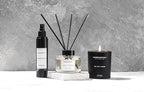 Blooms by Night (Patchouli & Sandalwood) Reed Diffuser Set - Luxury Fragrance Reed Diffusers for Home, Office & Bathroom Décor - Long-Lasting Scent with Non-Toxic Oils (5.63 oz)