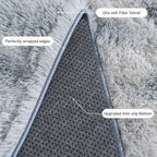 9x12 Area Rug for Living Room, Ultra Soft Large Shag Rug for Bedroom, Upgrade Non-Slip Plush Fluffy Carpet for Kids Boys Girls Room Home Decor Aesthetic, Light Grey