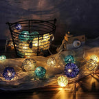 Patelai 36 Pcs Wicker Rattan Balls Decorative Balls for Vase Centerpiece Bowls Orbs Filler for Home Decor,4 Sizes