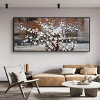 KLAKLA Extra Large Wall Art 86x39 Inches - Tree Huge Canvas Picture Wall Decor Living Room Oversized Artwork for Walls Bedroom Office Decoration Modern Frame Wall Art