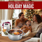 Holiday Simmer Pot Blend Kit – Rose Petals, Orange Slices, Star Anise, Clove, Cinnamon& Bay Leaves – Romantic Rose & Citrus for a Love-Filled Home, Stovetop Potpourri Mix