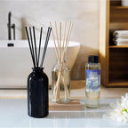 Urban Naturals Amber & Lavender Reed Diffuser Scented Sticks Set | (Awaken + Renew) Mind & Body Aromatherapy Collection | Essential Oil Botanical Diffusing Room Scent