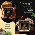 Sage & Pine Candle Strong Scented Soy Candel Natural Non Toxic Velas Aromáticas for Cleansing Gift for Fall Christmas Holidays Pack of 1 5Oz Decorartive Travel Tin