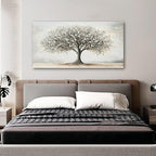 AIXMGSJS Canvas Wall Art Decor Tree of Life Art Modern Black and White Art Prints Canvas Art Wall Decor Artwork for Walls Decorations Pictures for Living Room for Home Office Wall Decor 20"X40"