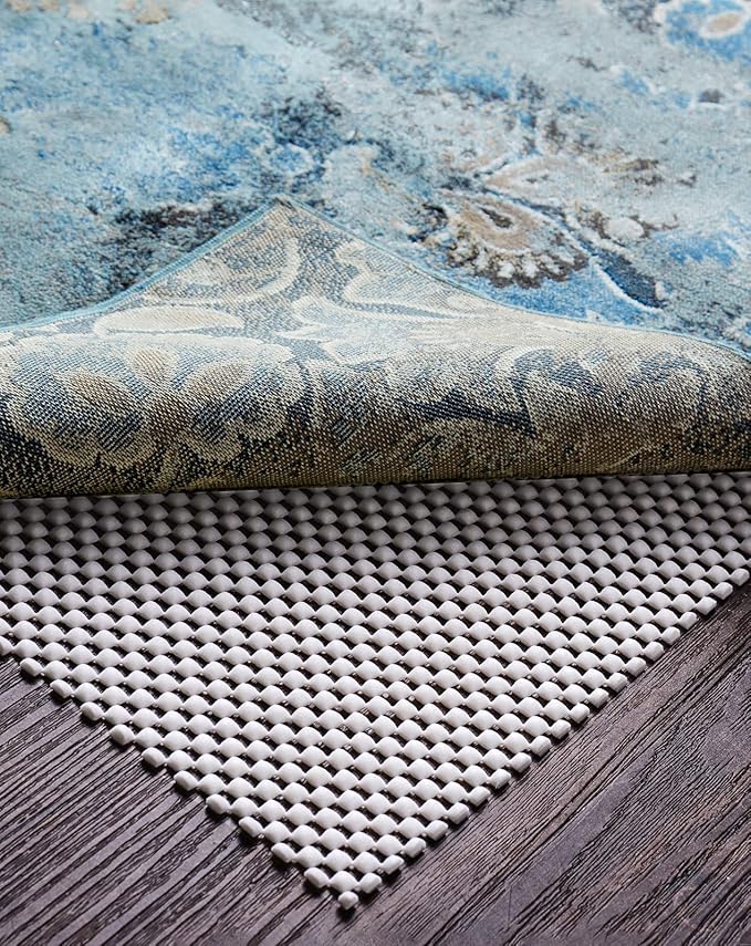 Veken 4x8 Ft Rug Pad Gripper for Hardwood Floors, Non Slip Rug Pads for Area Rugs, Thick Rug Grippers for Tile Floors, Under Carpet Anti Skid Mat, Keep Your Rugs Safe and in Place