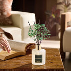 Cocorrína Reed Diffuser Sets- Eucalyptus & Moss Scented Diffuser with Sticks Home Fragrance Reed Diffuser for Bathroom Shelf Decor