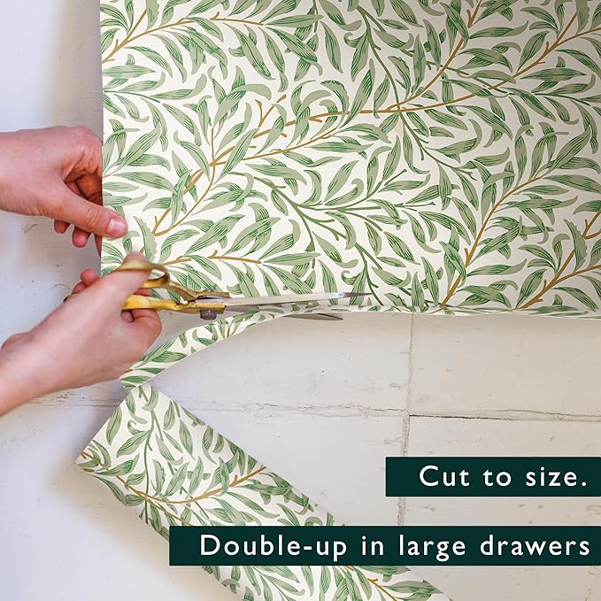 The Master Herbalist Fragrant Scented Drawer Liners in a William Morris Inspired Design | Pack of 5 Sheets | Contains Essential Oils | Made in The UK (Neroli & Bergamot)