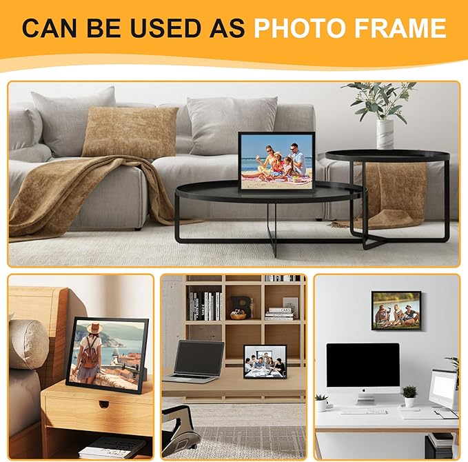 YixangDD 5 PACK Certificate Frames 8.5 x 11, Black Diploma Frame Document Frame with Clear Plexiglass, Picture Frames for Tabletop and Wall Display