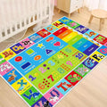 ABC Play Carpet for Kids – Extra Large Preschool Rug with ABCs, Numbers, Animals, and Colors for Playroom & Classroom - (59X39.4Inches)