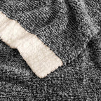 WRENSONGE Throw Blanket Cationic Dyeing Black Soft Cozy Fluffy Warm Hand Made Throw Blankets for Couch, Sofa, Chair, Bed, Camping, Picnic, Travel Lightweight Bed Blanket - 50"x60"