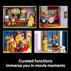 LEGO Disney Princess Beauty and The Beast Castle Building Set - Room Decor for Women & Men, Ages 18+ - Model Building Kit for Adults - Book Shelf Display - Gift for Disney Fans - 43263