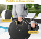 Giantex 75lbs Fillable Umbrella Base, 20 inch Water and Sand Filled Umbrella Stand, Fit 1.5"-1.9" Umbrella Pole, HDPE Weighted Market Table Umbrella Holder for Outdoor Deck Garden Poolside