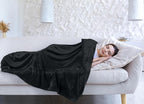 Utopia Bedding Fleece Blanket California King Size Black 300GSM Luxury Fuzzy Soft Anti-Static Microfiber Bed Blanket (102x96 Inch)