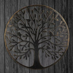 Bdor 20-Inch Tree of life wall art, Metal wall art decor, steel roots decor Perfect for Birthdays, Weddings, Anniversaries, Housewarming Gifts for Indoor Outdoor Metal Wall Decor (Classic Style)