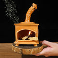 Ceramic Palo Santo Holder and Mini Chiminea Smudge Bowl | Versatile Burner for Sage Sticks, Incense Cones, Copal and Candles | Suitable for Yoga, Meditation and Mindfulness Practices