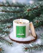 AOOVOO Cedar Scented Candles for Women - Aromatherapy Candle with Crystals Inside, 10oz Soy Candles for Home Scented, Birthday Gifts Valentines Day Candle for Women Mom