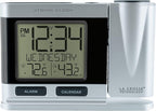 La Crosse Technology Atomic Projection Alarm Clock with Temperature | Wireless Digital Thermometer