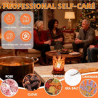 Intention Simmer Pot Blends, Reiki-Infused Simmer Pot for Stove Potpourri Mix, for Intentional Home Ambience, Cozy Home Ritual Spaces & Mindful Living (1,Apple Cinnamon)
