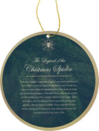 Matashi 5D Spider Print Art Ornament - Lucky Spider Hanging Ornaments for Christmas Tree Decor - with Story of The Tradition of Tinsel Legend Spider on Web Ornament