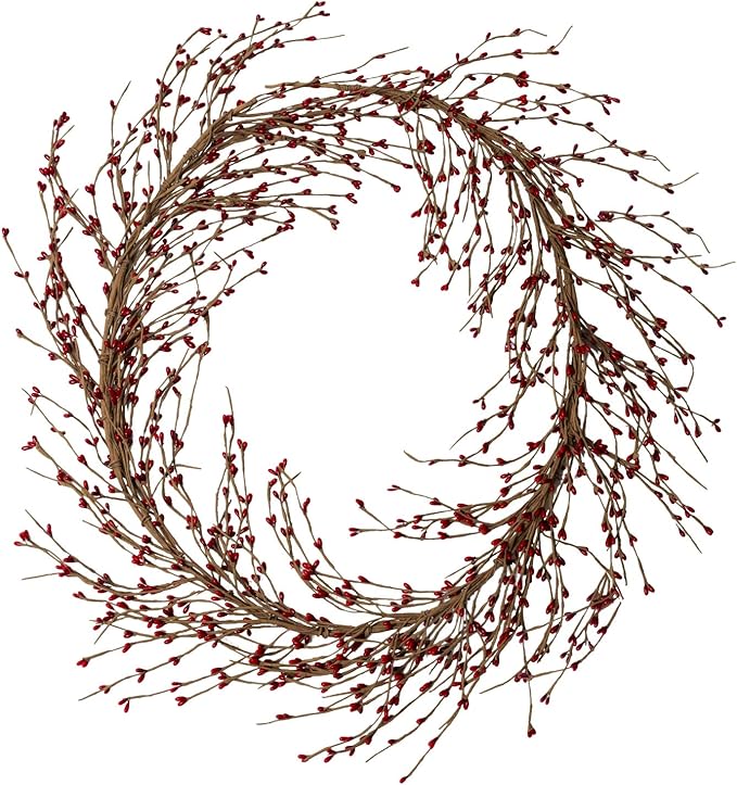 NeoL'artes 6ft Red Pip Berry Garland for Christmas Craft Décor or Celebrations Embellishing