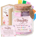 Bible Verse Jar for Daughter – 92 Color-Coded Scriptures of Encouragement, Birthday & Christmas Gift, Christian Keepsake, Daughter-in-Law Gift (Bible Verse Jar For Daughter)