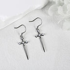 URONE 925 Sterling Silver Earrings Hook Dangle Earrings Jewelry Gifts for Women