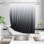 OLANLY Bathroom Rug Set 2 Piece, Soft Absorbent Microfiber Bath Mats and U-Shaped Contour Toilet Rug, Non-Slip, Machine Wash Dry, Plush Shaggy Bath Mats for Bathroom (30"x20"+24"x20", Coffe)