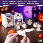Positive Ghost Affirmation Jar – 60 Funny Emotional Support Ghosts, Boo Basket Stuffers for Women, Halloween Gifts for Women,Teens, Tween, Cute Halloween Basket Stuffers, Spooky Gifts