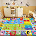 Baby Play Mat Kids Rug for Floor, Playmat for Kids Toddlers Infant, Extra Large Thick Playtime Collection ABC, Numbers, Animals Educational Area Rugs for Playroom (59 x 39.4 Inch)