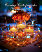 Homemory 48 Pack 3” Flameless Led Floating Candles, 200+ Hour Battery Operated Flickering Waterproof Tealights for Cylinder Vases, Centerpieces at Wedding, Party, Pool, Holiday (Ivory Base)