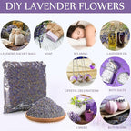 Treela 7 Pound Dried Lavender Bulk Dry Lavender Buds Fragrant Flower Petals for DIY Wedding Gift Crafts Home Fragrance Sachets