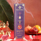 Pujashree Bambooless Agarbatti Incense Sticks 40 pcs 8 Inches | 100% Natural Charcoal Free Agarbatti Sticks | Long Lasting Burn | Woody Aroma | Neelgandha Fragrance (Vansugandha)