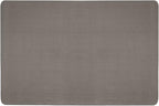 House, Home and More Skid-Resistant Carpet Indoor Area Rug Floor Mat - Gray - 6 Ft X 9 Ft - Non Slip Rubber Backing, Stain Resistant, Dog Friendly, Living Room Bedroom Kitchen Entryway