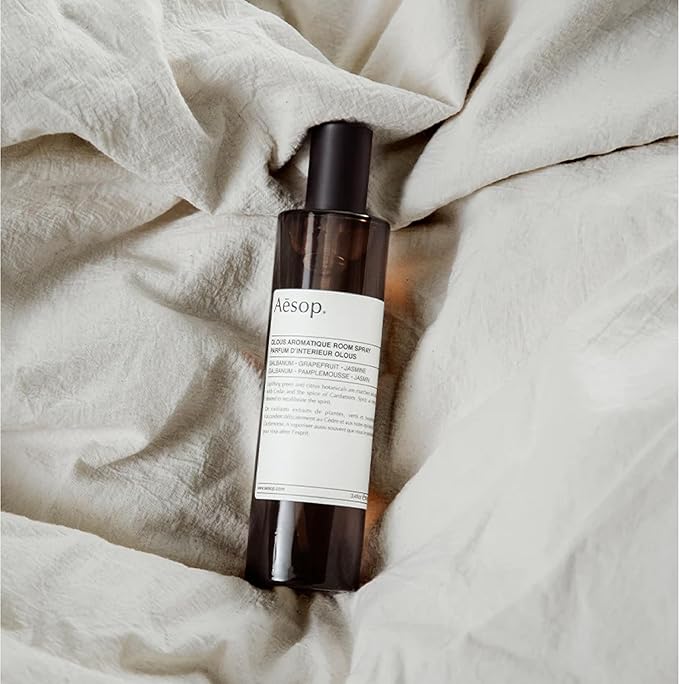Aesop Olous Aromatique Luxury Room Spray | Fresh, Woody, Citrus Aroma lasts for Several Hours | 3.4 oz / 100mL