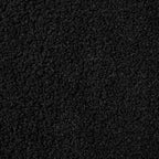 24KF Modern Upholstered Bed Bench Covered with Soft Boucle Teddy Fabric, Lovely Entryway Bench Ottoman with Armrest, 5062-Black