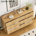 GarveeHome 7 Drawers Dresser for Bedroom, Fluted Dresser Chest of Drawers with Handle, Wood Modern Dressers for Closet, Bedroom Furniture Storage Organizer for Living Room, Hallway