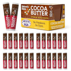 Nature's Bees Cocoa Butter Lip Balm, Shea Butter Flavor, Hydrating Lip Care for Dry Lips, Made in the USA with Coconut Oil, Beeswax, Vitamin E, & Aloe, 0.15 oz Each, 24 Pack - Packaging May Vary