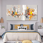 Abstract Canvas Wall Art Decor Oversized Wall Art for Living Room Large Colorful Wall Art Prints Artwork for Walls Modern Abstract Art Abstract Canvas Art Wall Decor Bedroom Office Decorations 29"X58"