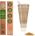 Sagrada Madre 8pcs Wildly Harvested Thick Palo Santo Incense Sticks (Rosemary), 9” Long - Eco Friendly, Non-Toxic, Aromatic Incense Sticks (1hr Burning Time) to Heal & Calm Your Body and Environment