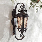John Timberland Casa Marseille European Vintage Outdoor Wall Light Bronze French Vintage Sconce Fixture Decor for Exterior House Porch Patio Outside Deck Garage Yard Front Door Garden Home
