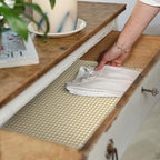 The Master Herbalist Fragrant Sandalwood SCENTED DRAWER LINERS in a BARLEY GINGHAM Design | Pack of 5 Sheets | Contains Essential Oils | MADE IN THE UK.