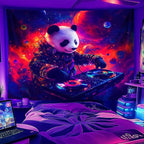NYZE Astronaut Space Tapestry for Bedroom, Glow in the Dark Room Decor Wall Tapestries, Cool Galaxy Planet Wall Hanging, Wall Hanging for Men Guys Gamer Room Dorm Living Room 79in×591in