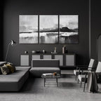 Abstract Wall Art Home Wall Decor Wall Art Prints Black and White Wall Art Modern paintings Wall Decorations for Living Room Wall Bedroom Kitchen Office 24"x 36"x 3pcs